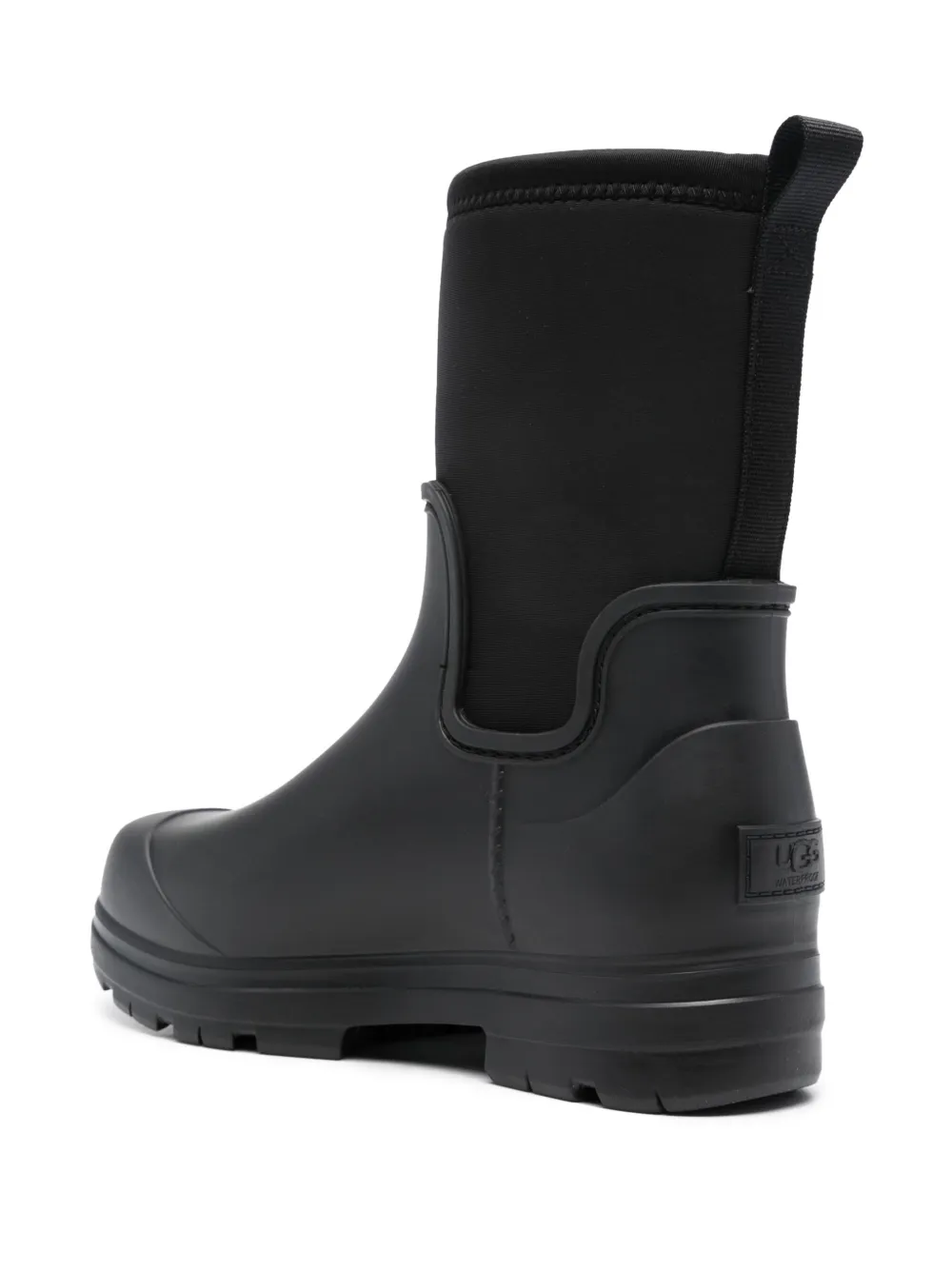 Shop Ugg Droplet Mid Rain Boots In Black