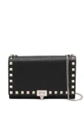 Valentino Garavani Rockstud leather crossbody bag - Black