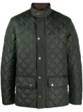 Barbour button-up quilted jacket - Green