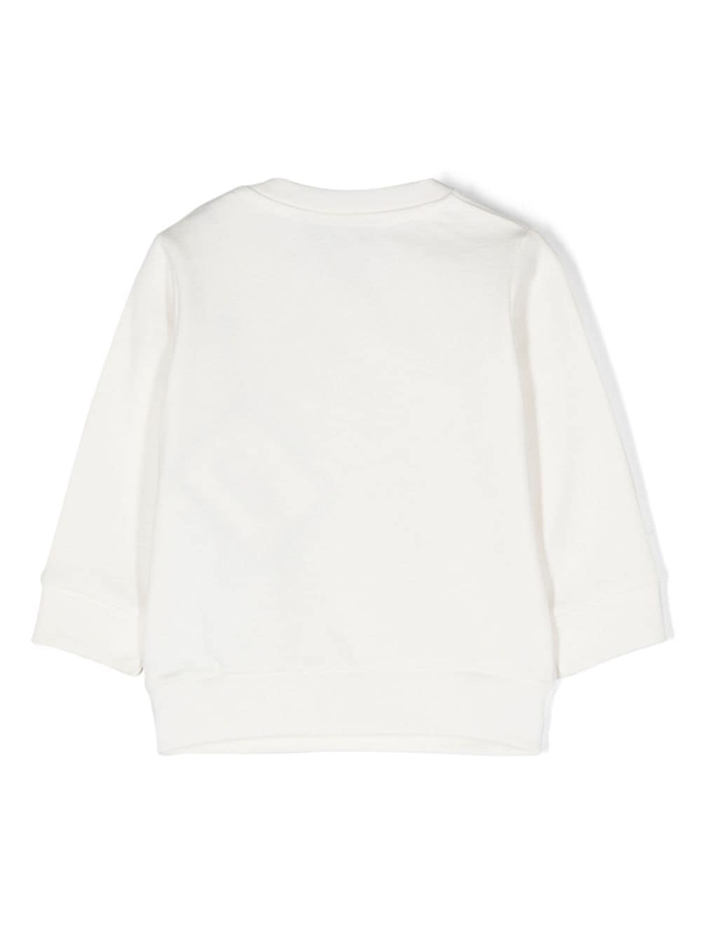 Philipp Plein Junior logo-print cotton sweatshirt - Wit