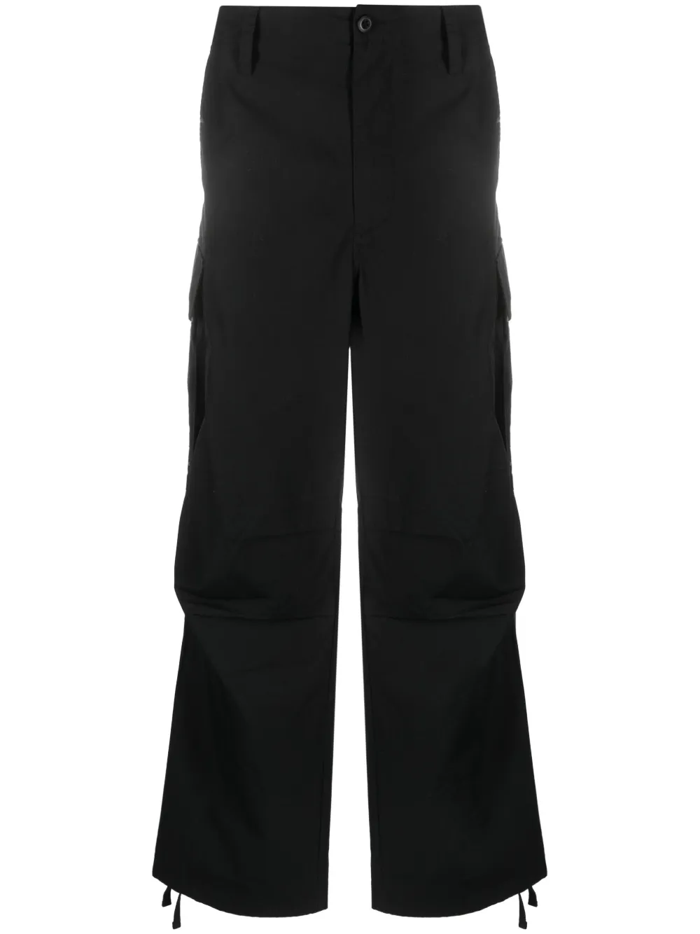 SAMSOE Broek met cargo zak Zwart