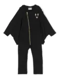 Mini Rodini zipped organic cotton jumpsuit - Black
