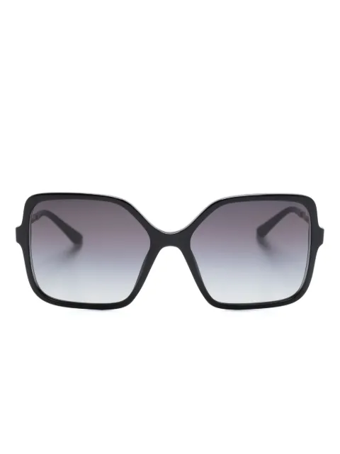 Bvlgari oversized-frame logo-arm sunglasses