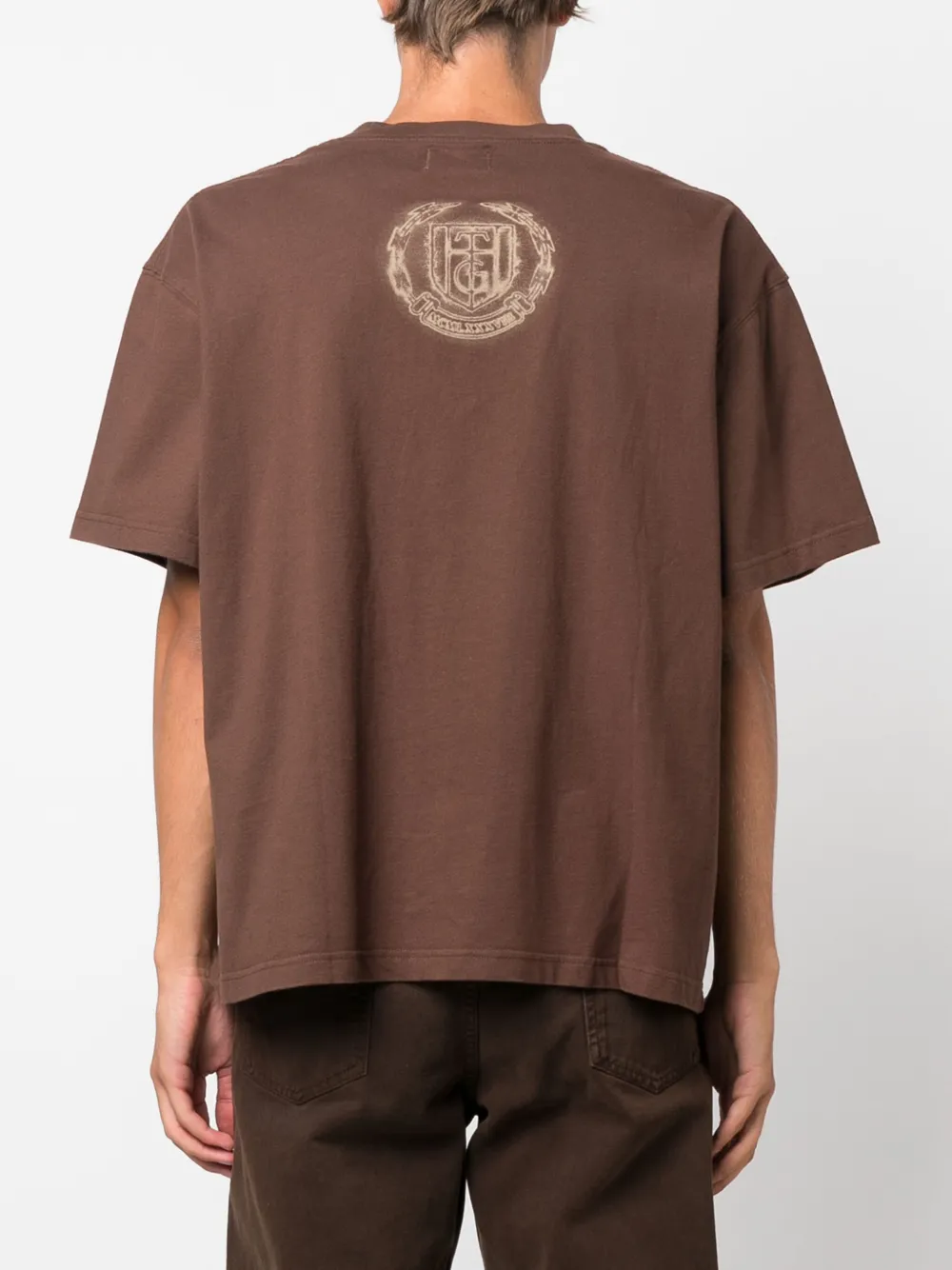 Honor The Gift Graphic-print Cotton T-shirt In Brown