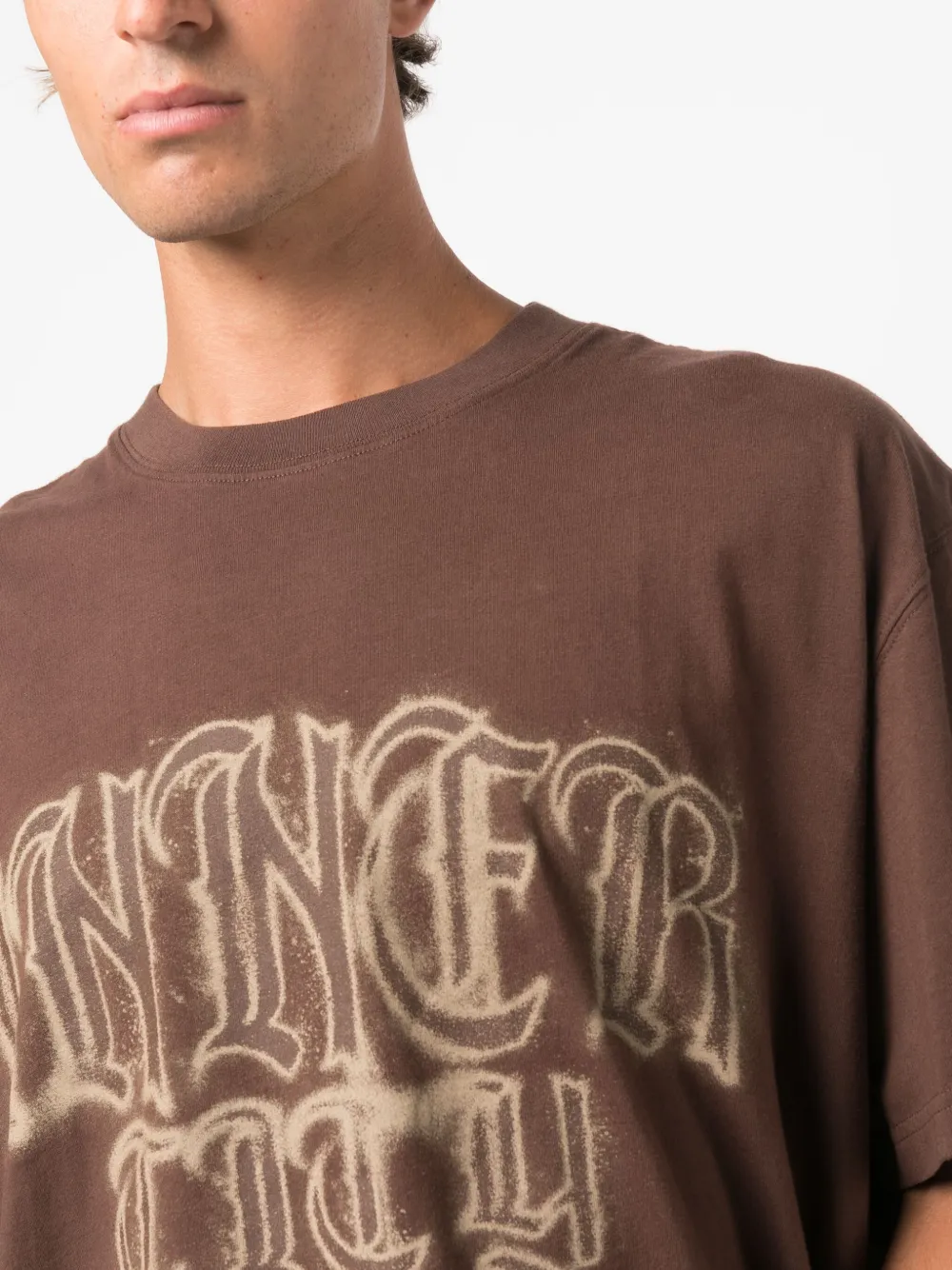 Honor The Gift Graphic-print Cotton T-shirt In Brown