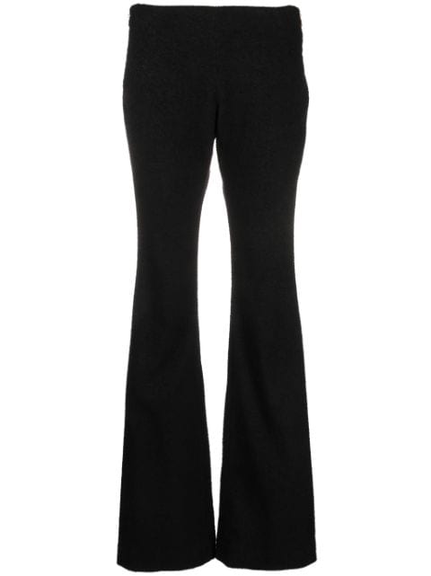 Patou knitted flared trousers