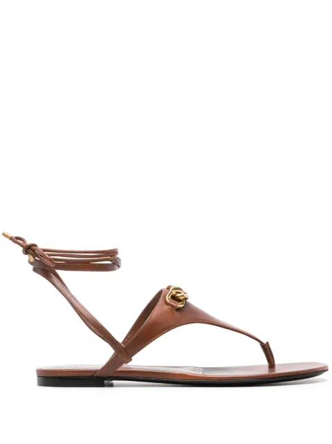 Valentino Garavani Pre-Owned VLogo leather sandals
