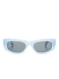 Off-White Eyewear Matera rectangle-frame sunglasses - Blue