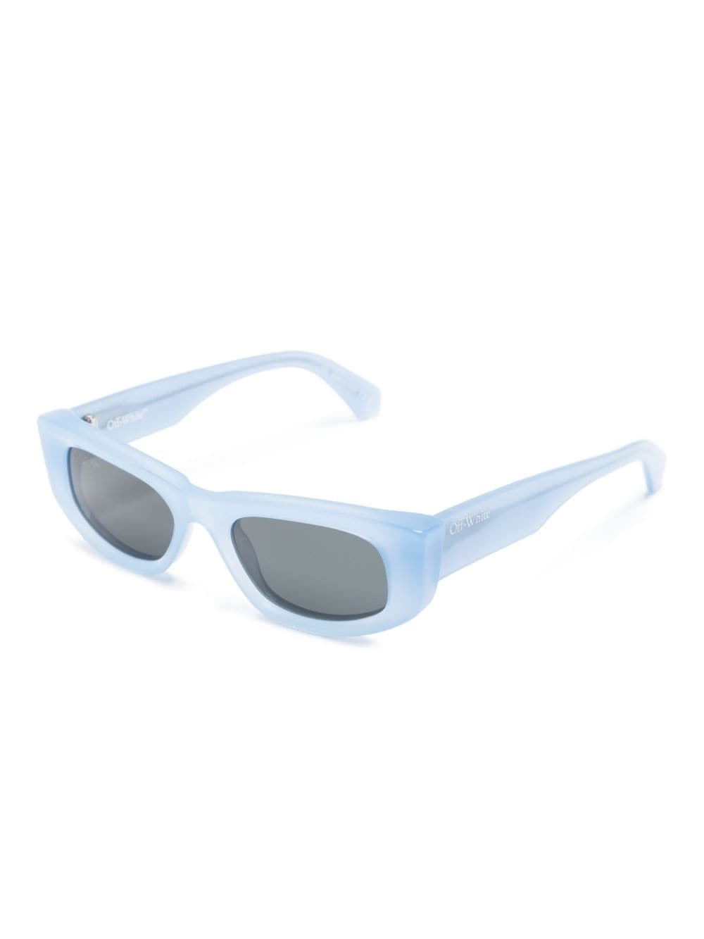 Shop Off-white Matera Rectangle-frame Sunglasses In Blue