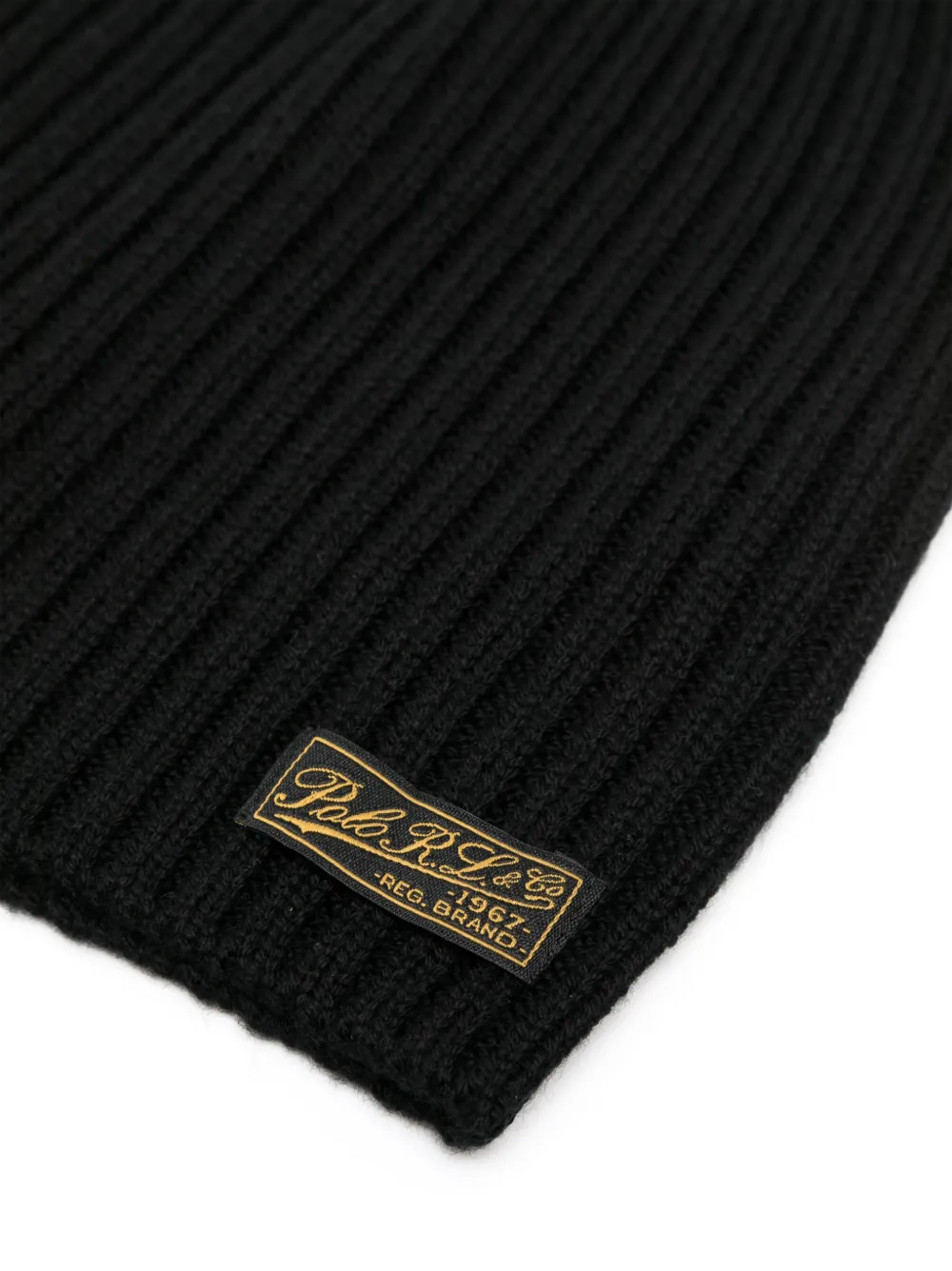 Polo Ralph Lauren Ribgebreide muts - Zwart