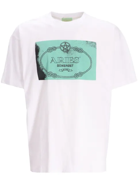 Aries playera con estampado Zebra Ring