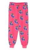 Mini Rodini Angry Cat organic-cotton track pants - Pink