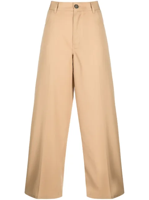 Jil Sander high-waist wide-leg trousers