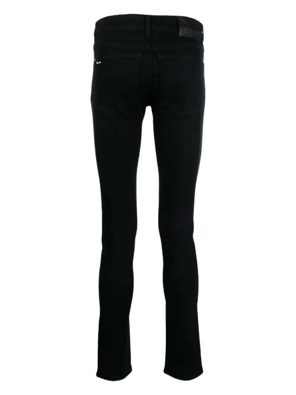 Men's black stretch skinny hot sale jeans