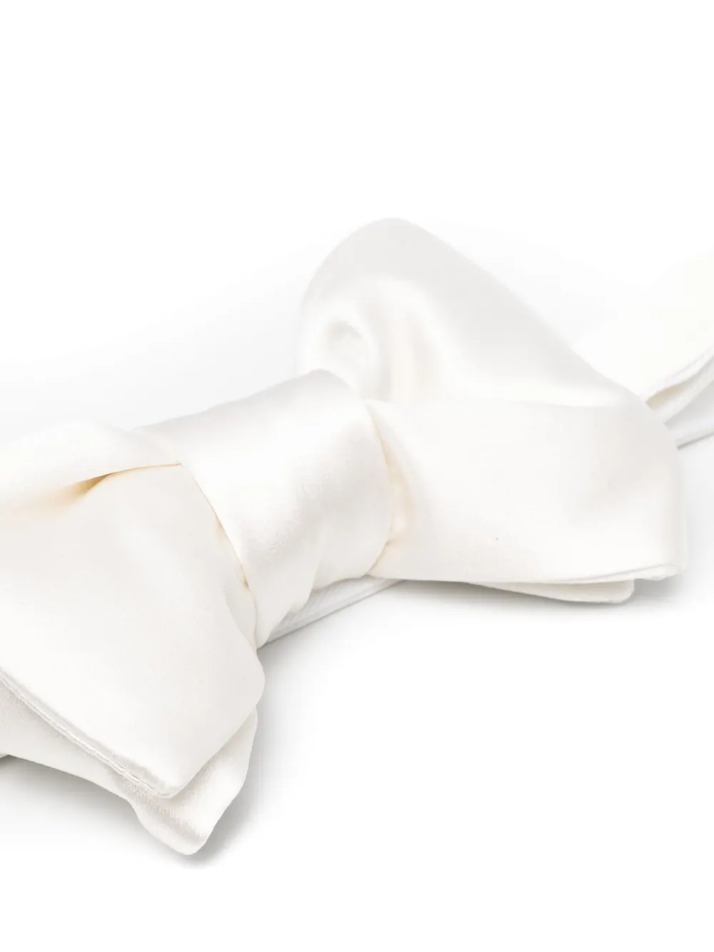 TOM FORD satin-finish silk bow tie - Wit