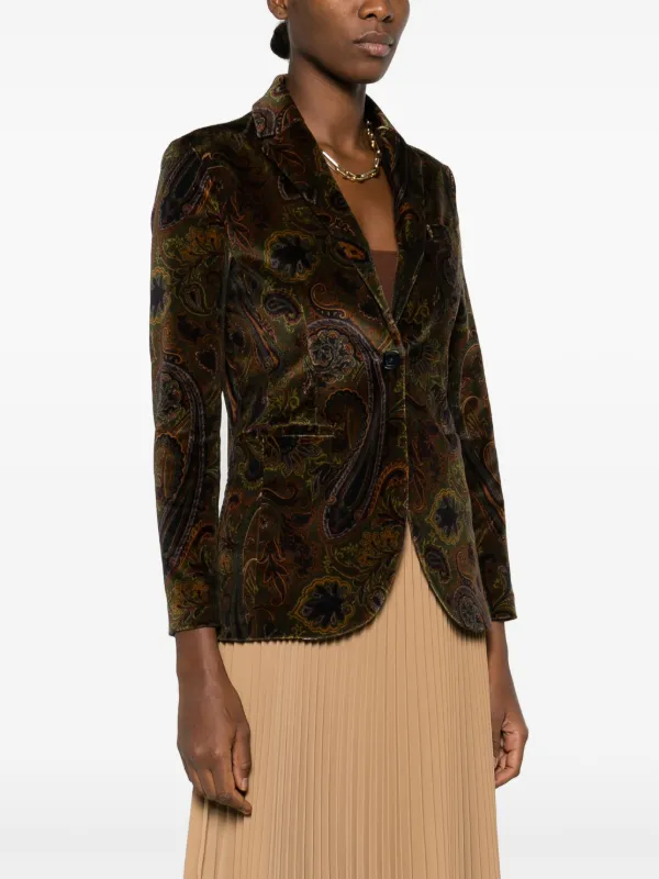 Paisley print blazer hotsell