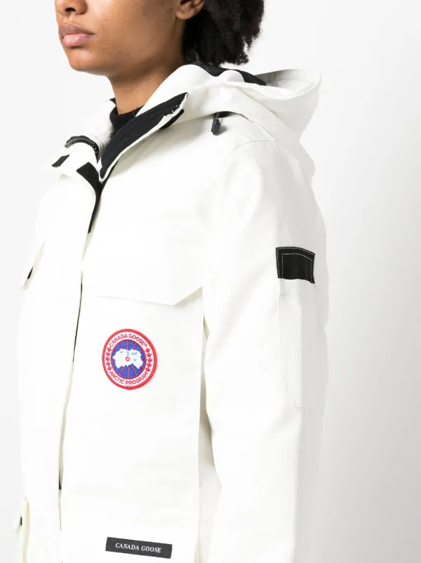 WHITE CANADA GOOSE EXPEDITION PARKA 4660L LOZURI 41 OFF