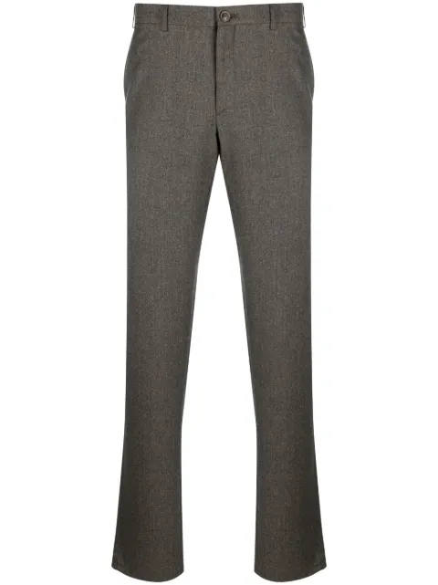 Canali straight-leg wool trousers