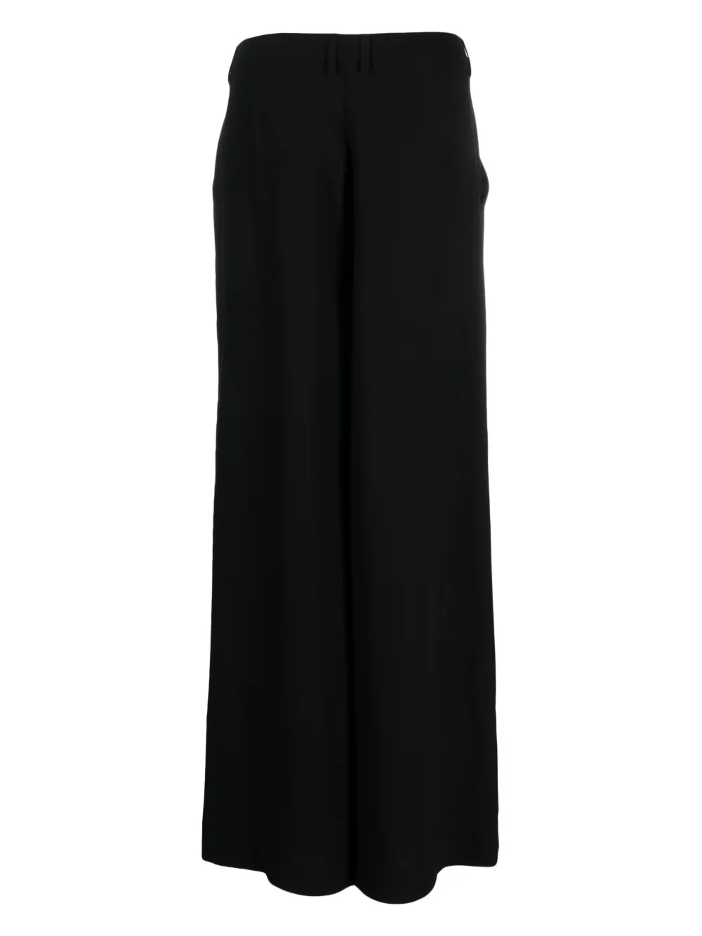 Shop Zuhair Murad High-waisted Flared Trousers In Black