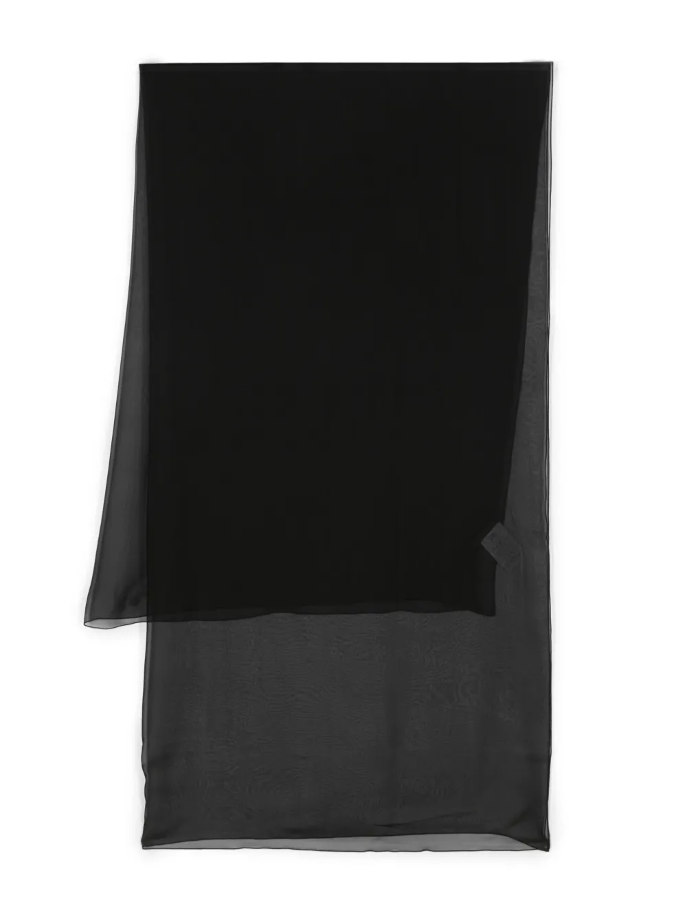 Alberta Ferretti Sjaal met afwerking Zwart