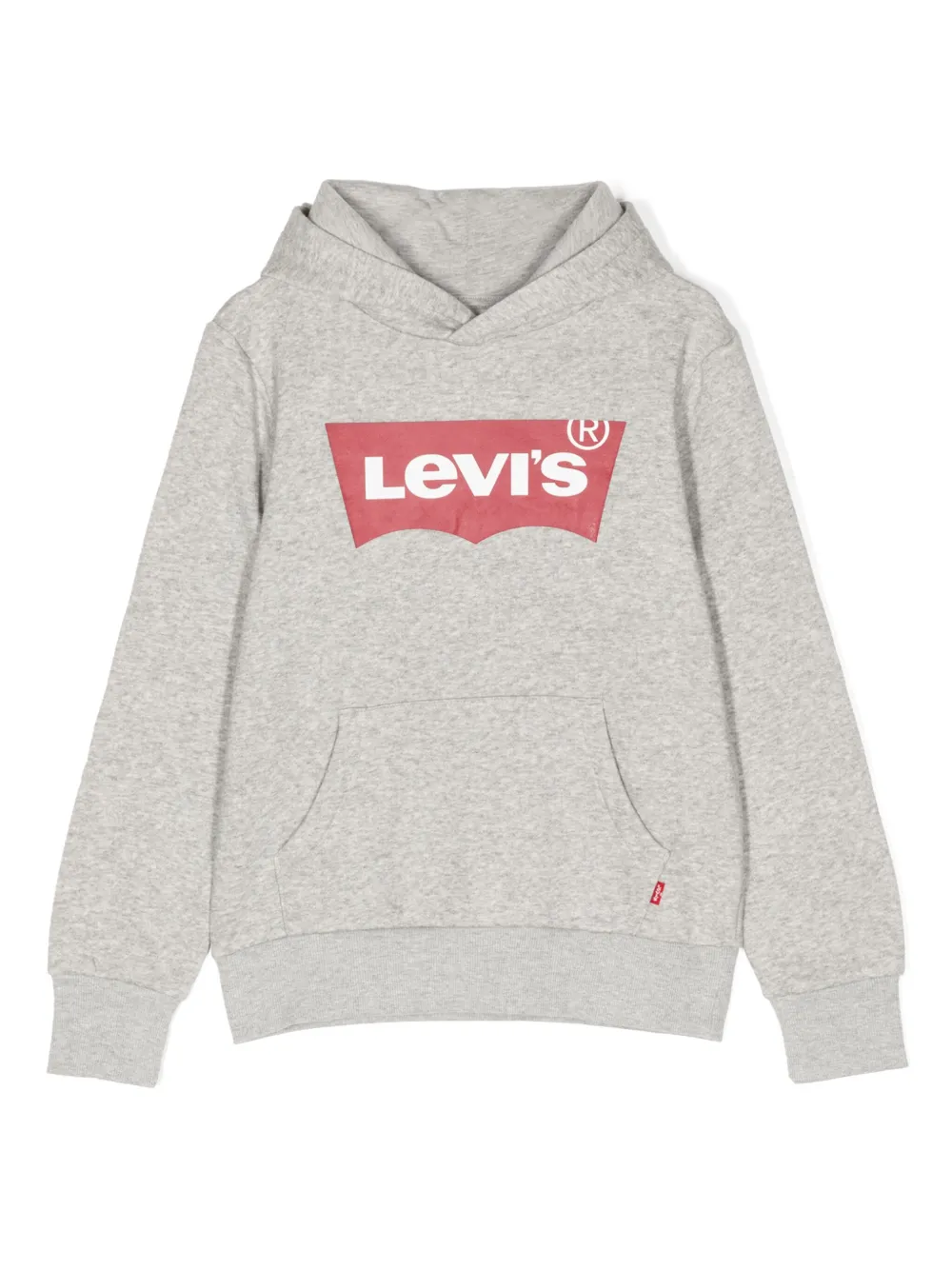 Levi's Kids' Batwing Logo-print Hoodie In Grey