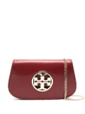Tory Burch Double T-plaque leather shoulder bag - Red