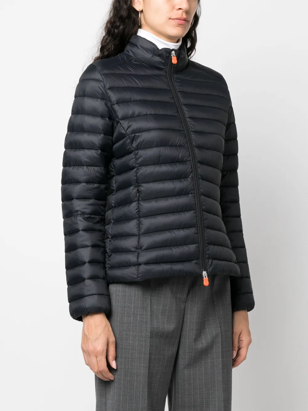 Save The Duck Carly Recycled Nylon Puffer Jacket In Black
