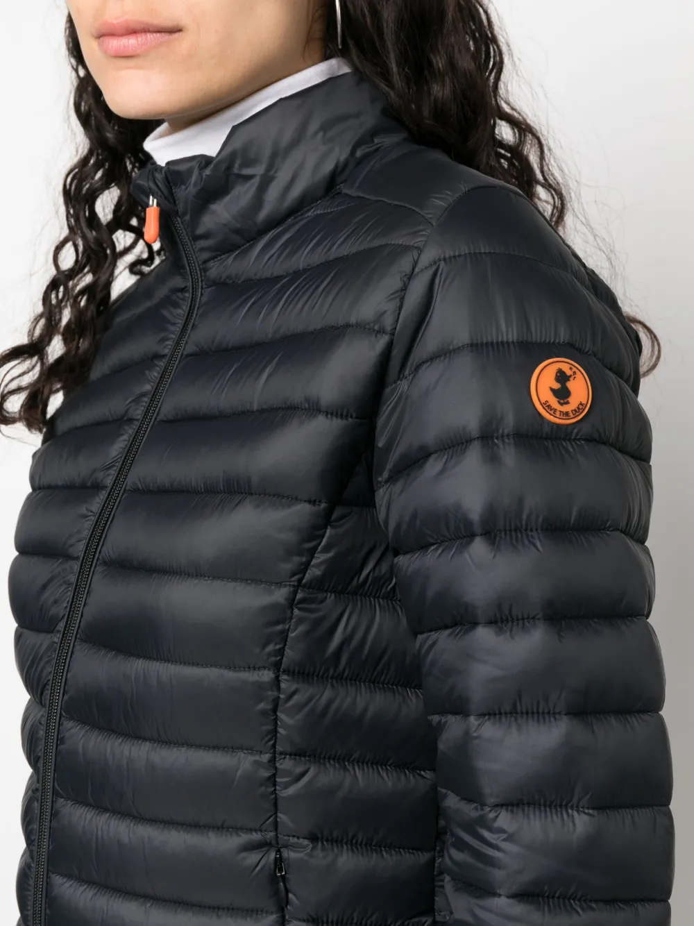 Save The Duck Carly Recycled Nylon Puffer Jacket In Black