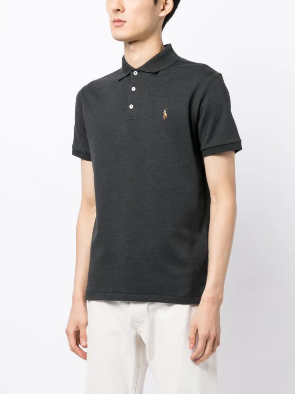 Polo Ralph Lauren Polo Pony-embroidery Polo Shirt | Grey | FARFETCH