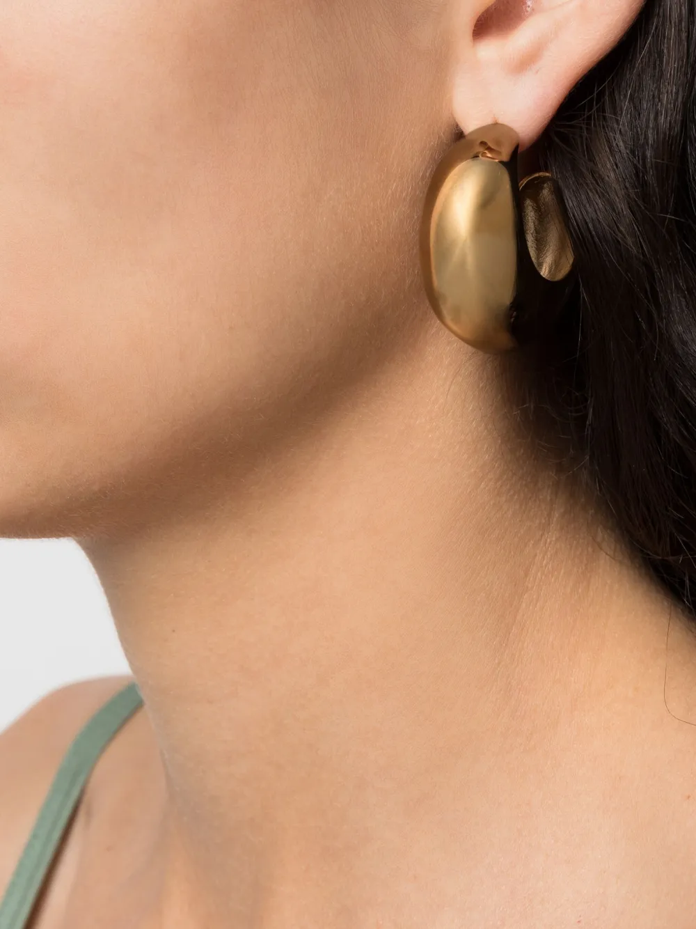 ISABEL MARANT chunky hoop earrings - Goud