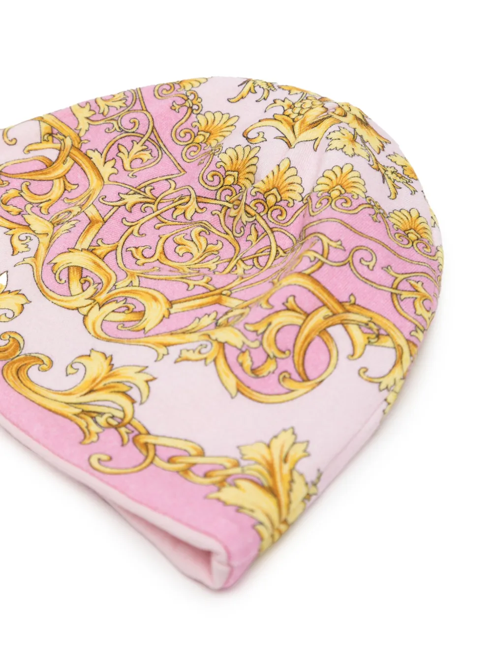 Versace Girls Pink Cotton Medusa Babysuit Set In Pink