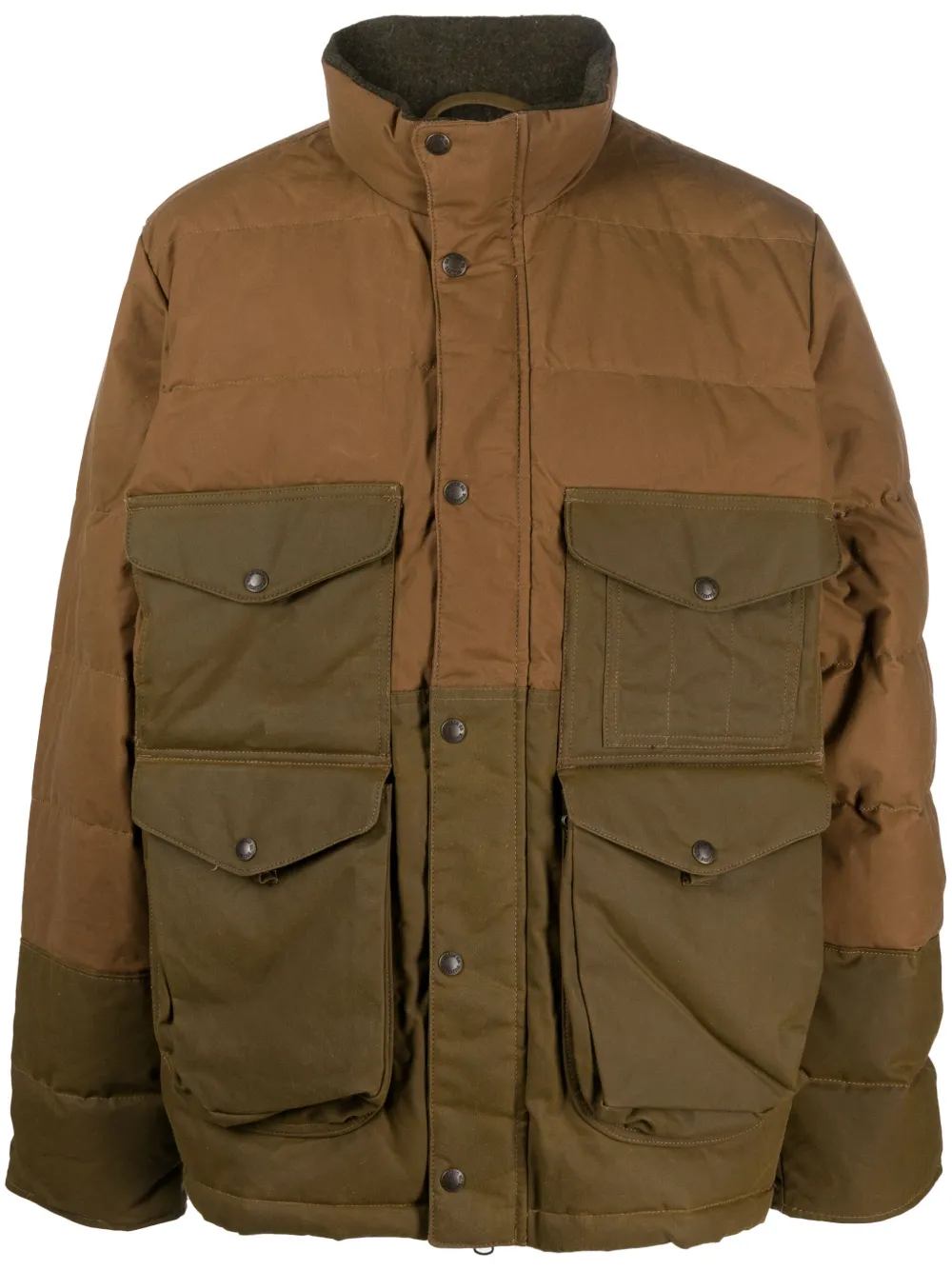 Filson Cruiser Quilted Down Jacket In Braun