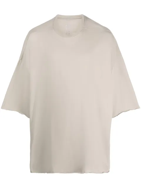 Rick Owens playera con cuello redondo 