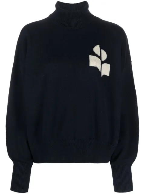 MARANT ÉTOILE suéter Nash con logo en intarsia