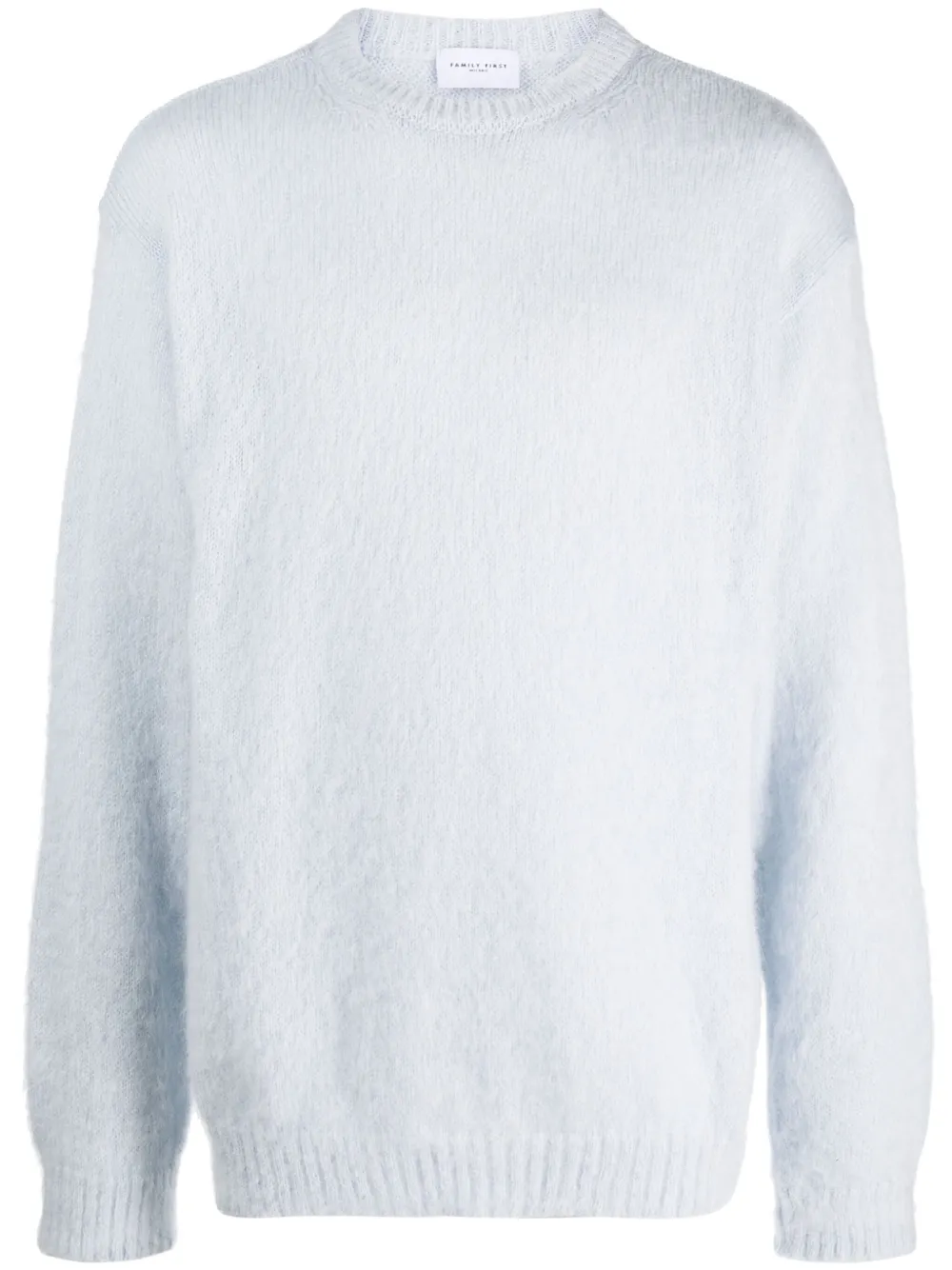 Family First logo-patch long-sleeve jumper