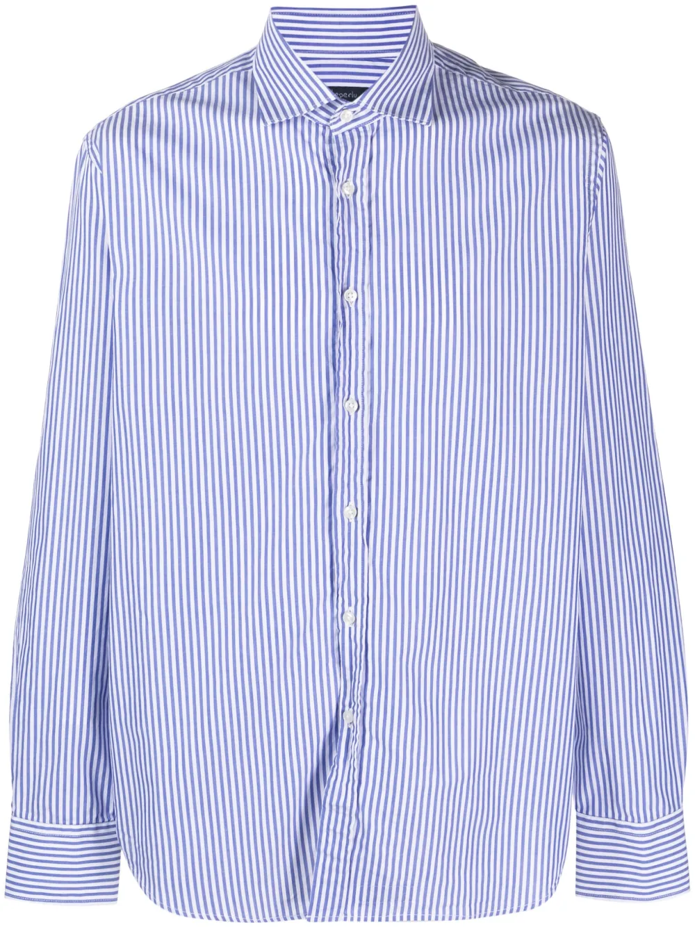 Deperlu long-sleeve cotton shirt | Blue | Image 1