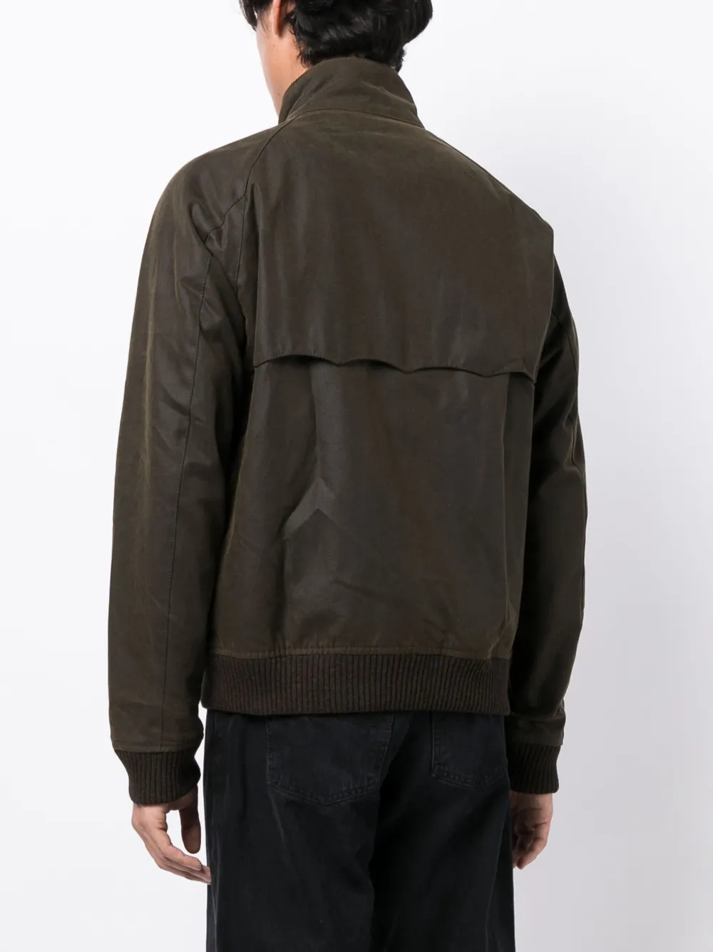 Barbour x Baracuta Yale Wax jack Groen