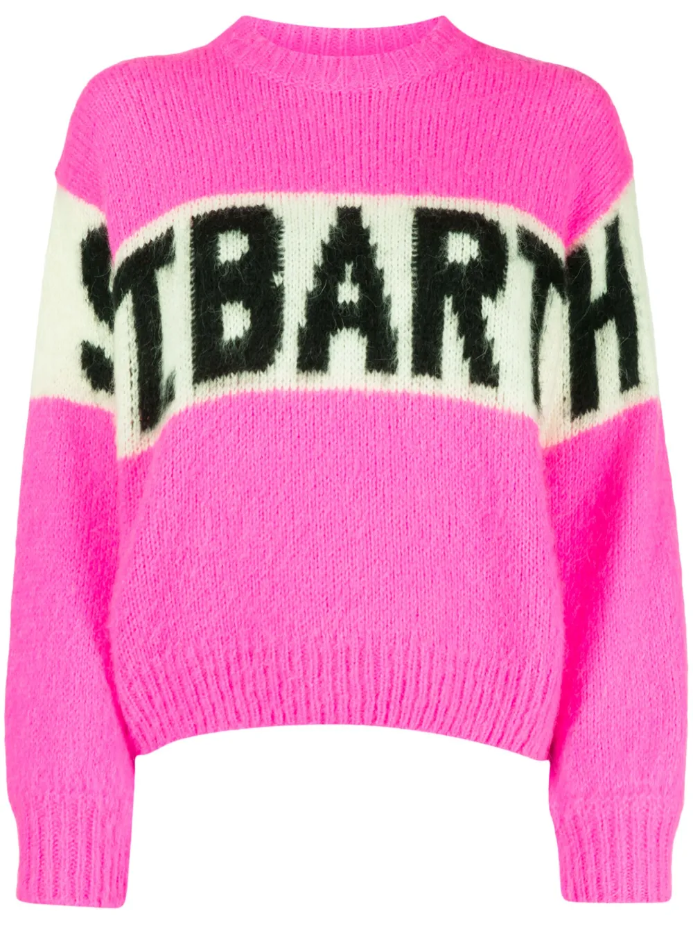 MC2 Saint Barth Intarsia trui Roze