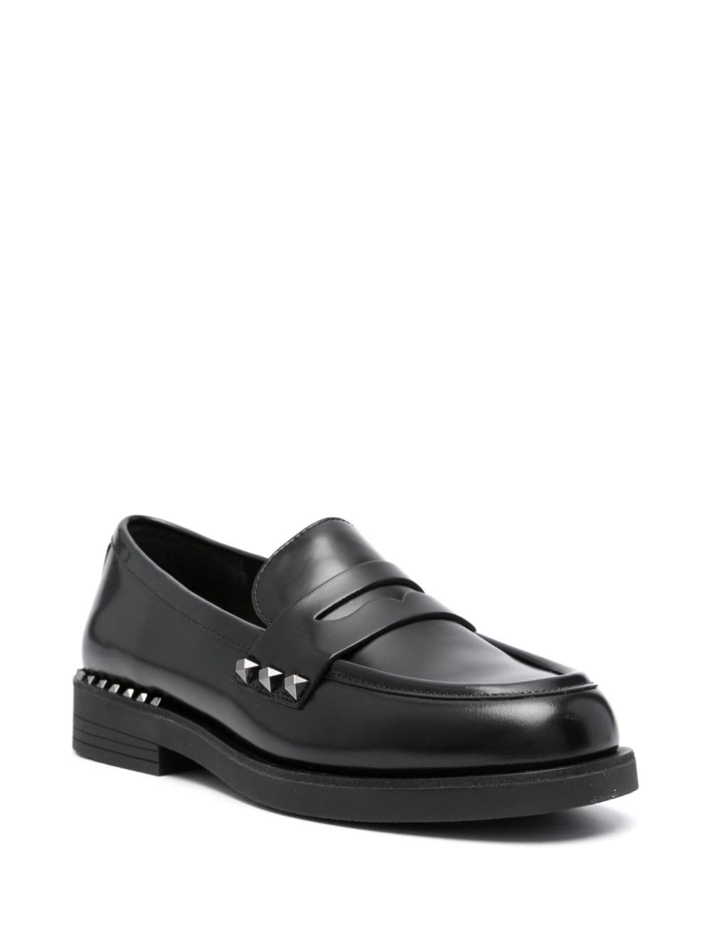 Ash Wisper stud-embellished loafers - Zwart