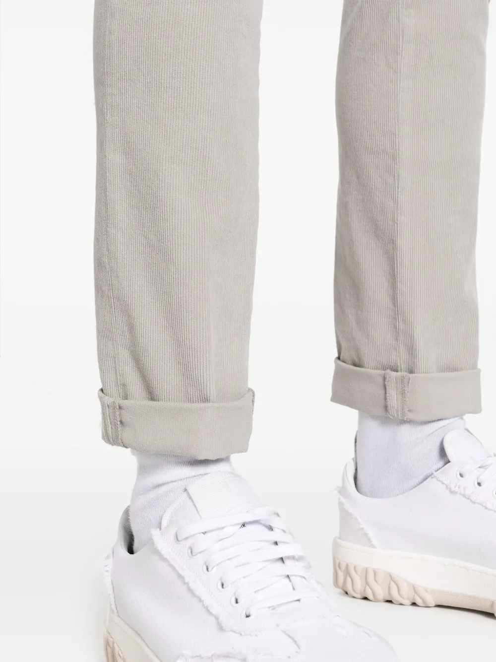 DONDUP Gaubert ribfluwelen broek Grijs
