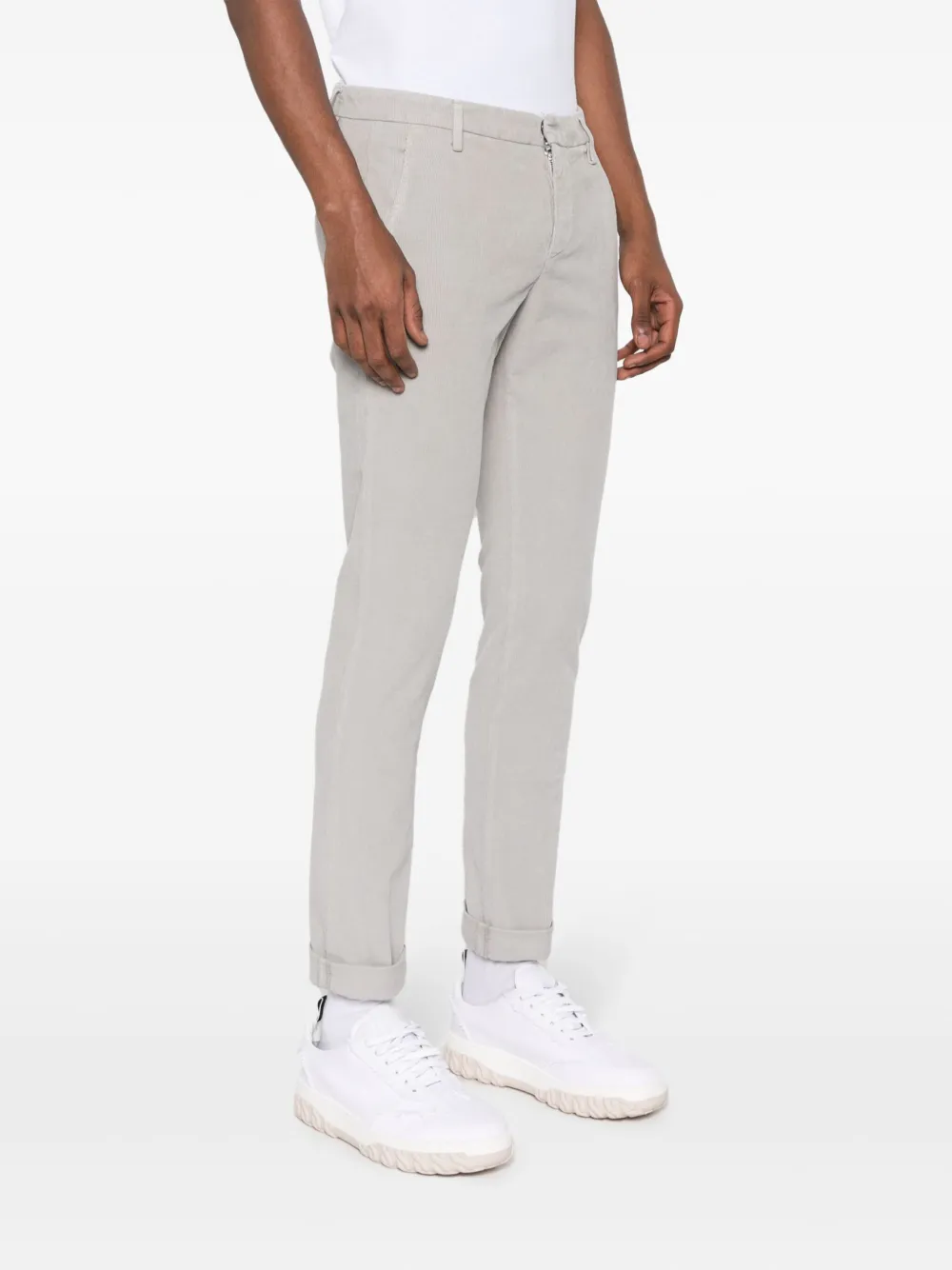 DONDUP Gaubert ribfluwelen broek Grijs