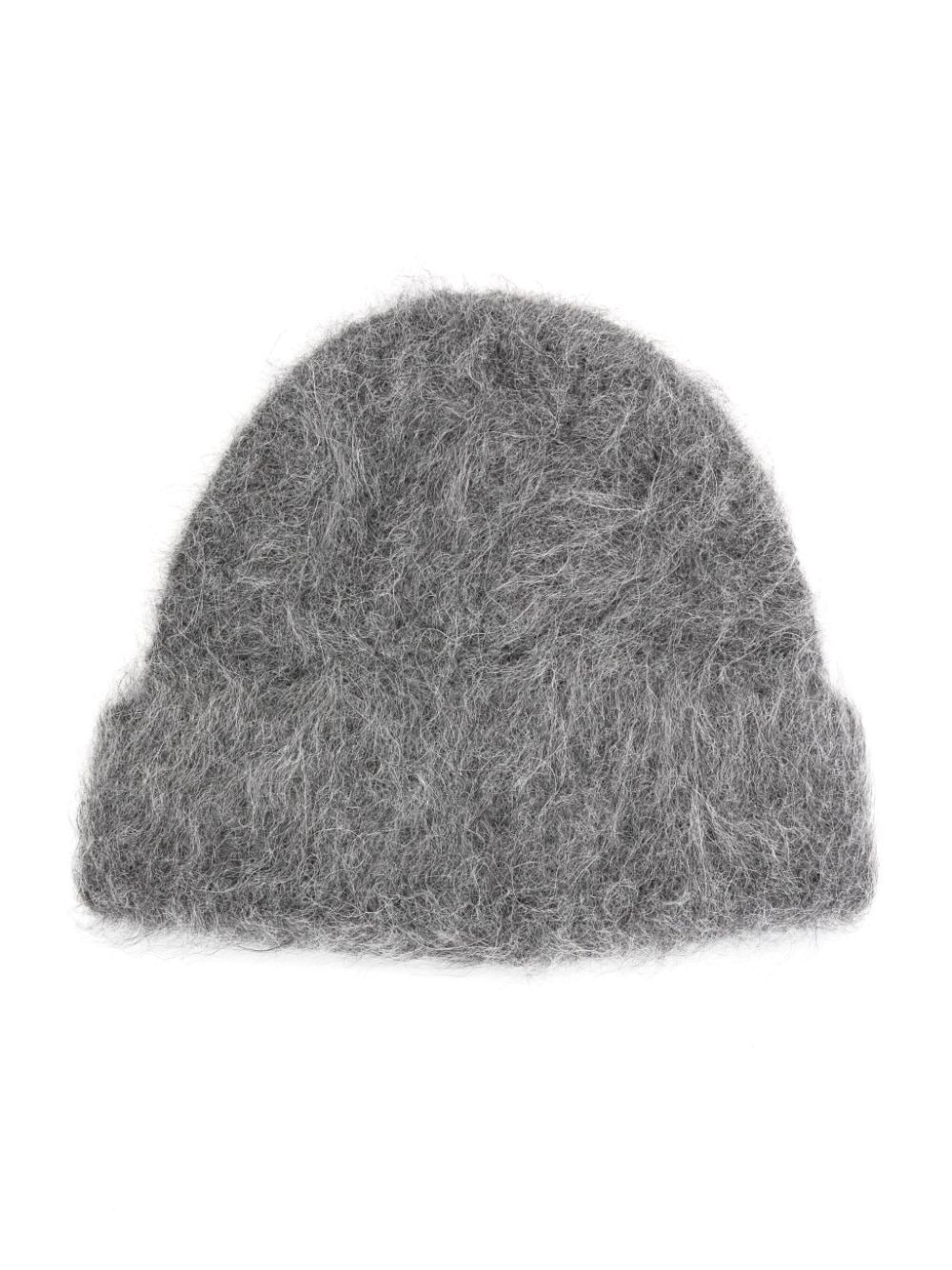 Shop Séfr Alpaca Wool-blend Brushed Beanie In Grey