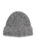 Séfr alpaca wool-blend brushed beanie - Grey