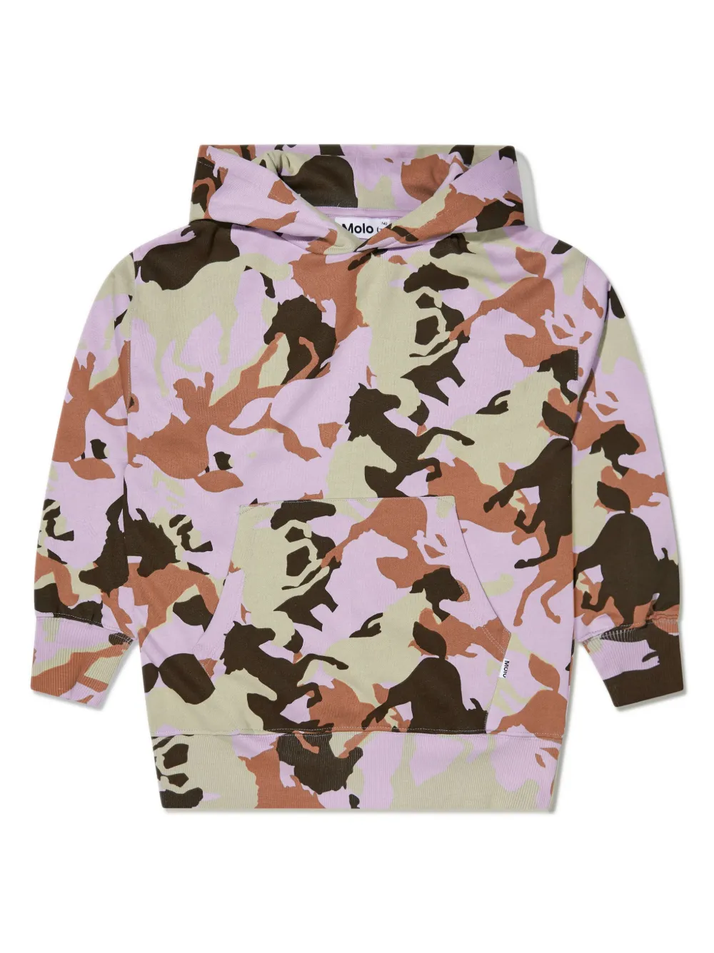 Molo Hoodie met camouflageprint Veelkleurig