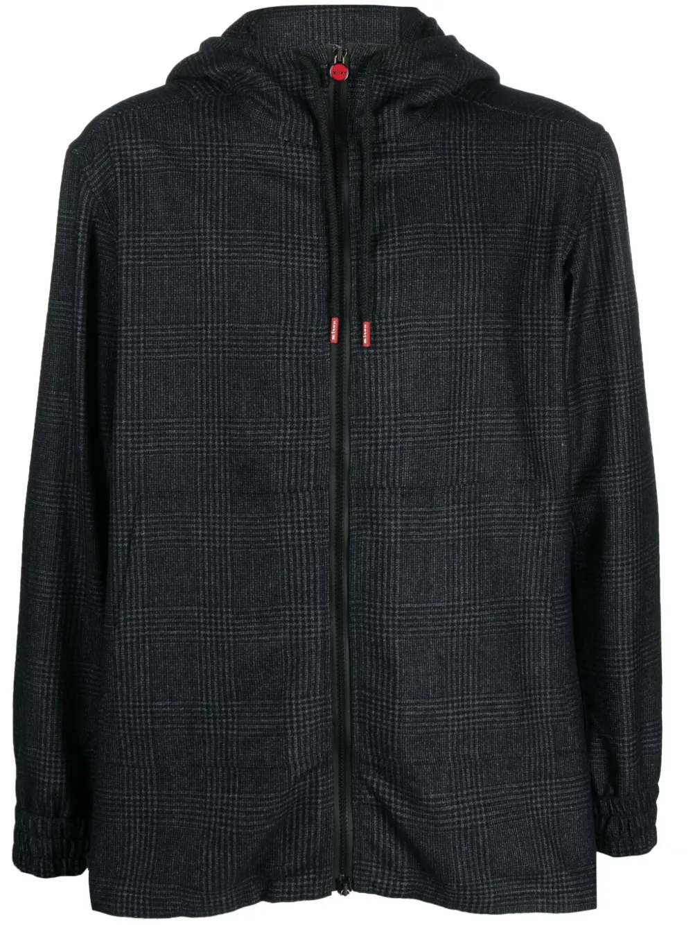 Kiton Geruit jack Blauw