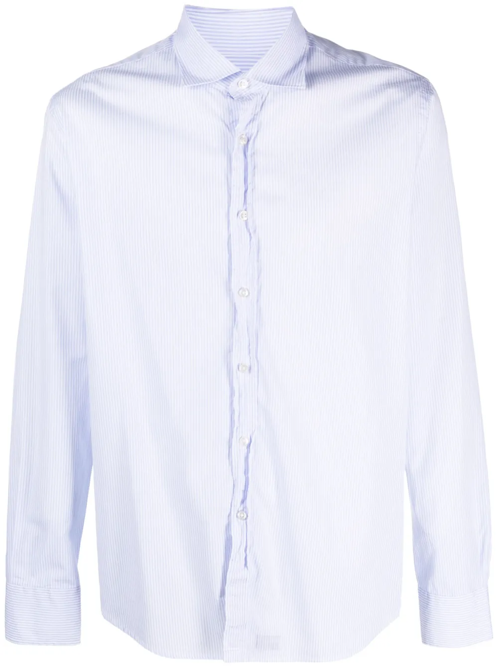 Deperlu long-sleeve cotton shirt | Blue | Image 1