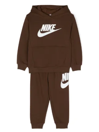 brown nike tracksuit