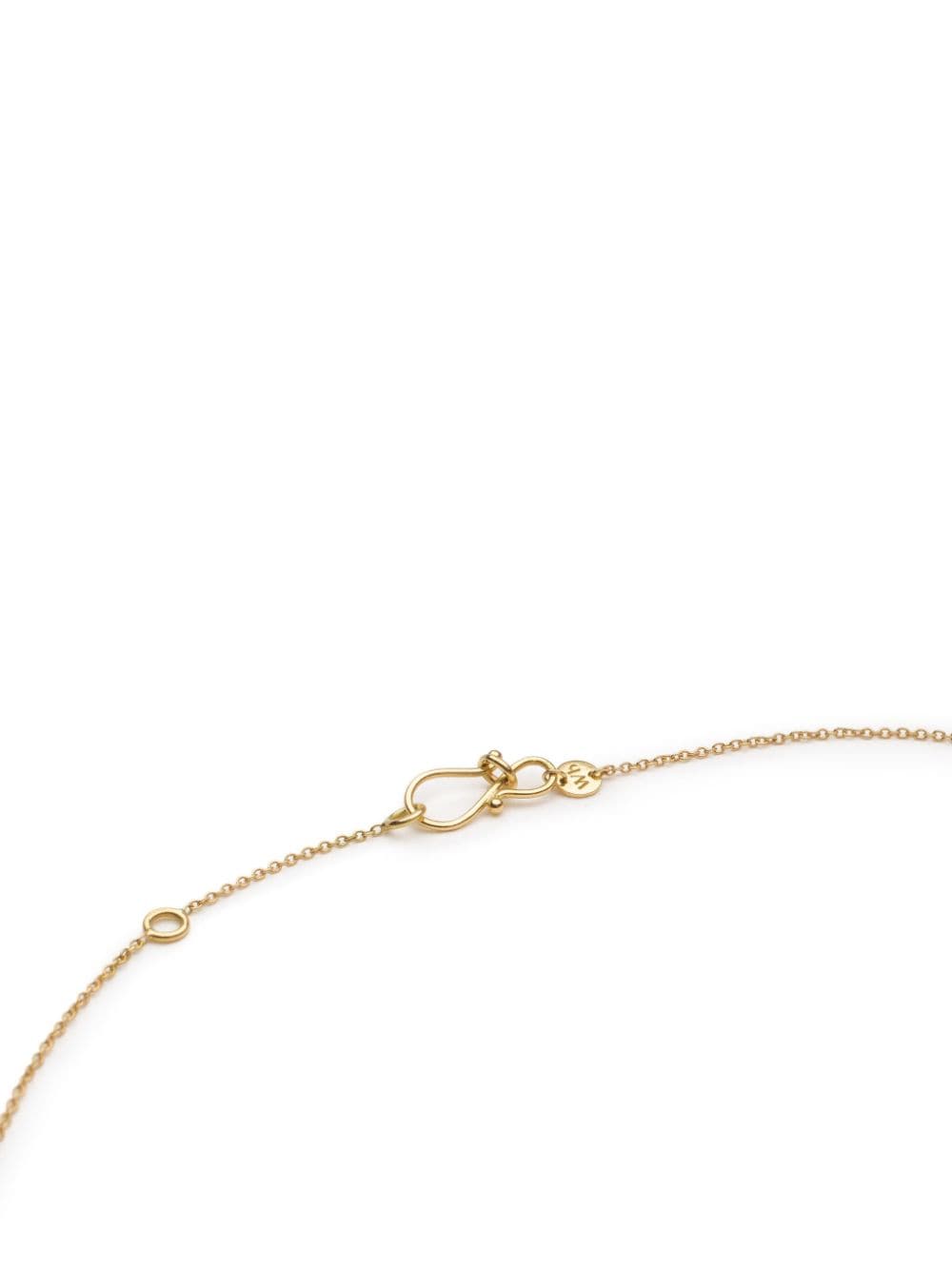 Shop We By Whitebird 18kt Yellow Gold Dancing Drops Garnet Necklace