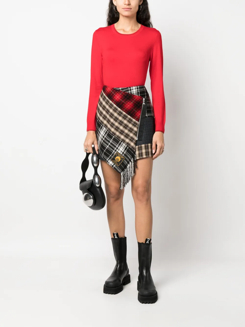 LIU JO Trui met glitters - Rood