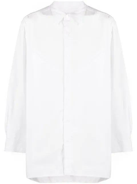Yohji Yamamoto panelled cotton shirt